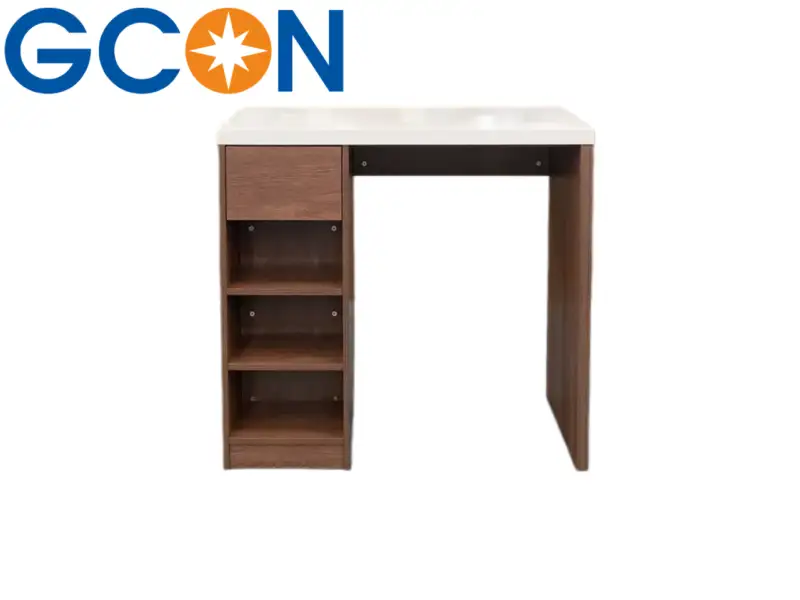 M-SHT-02 Quartz Tabletop Hotel Refrigerator Cabinet GCON Kitchenette with Drawers for Mini Bar 1