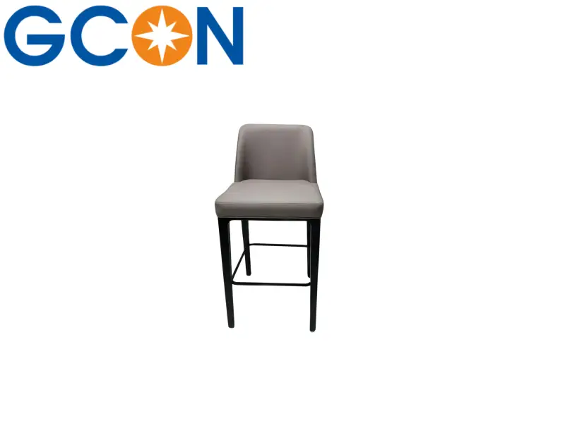 GCON CH-09 Modern Upholstered Fabric Bar Stool / Counter Chair with Footrest 1