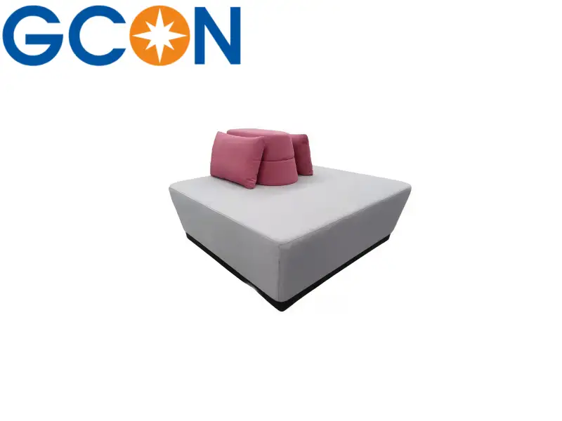 GCON CH-07 Modern Two-Tone Booth Sofa / Public Area Bench 1