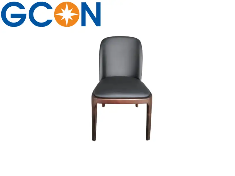 GCON HRB.301 Modern Dining Chair with Faux Leather Upholstery 1