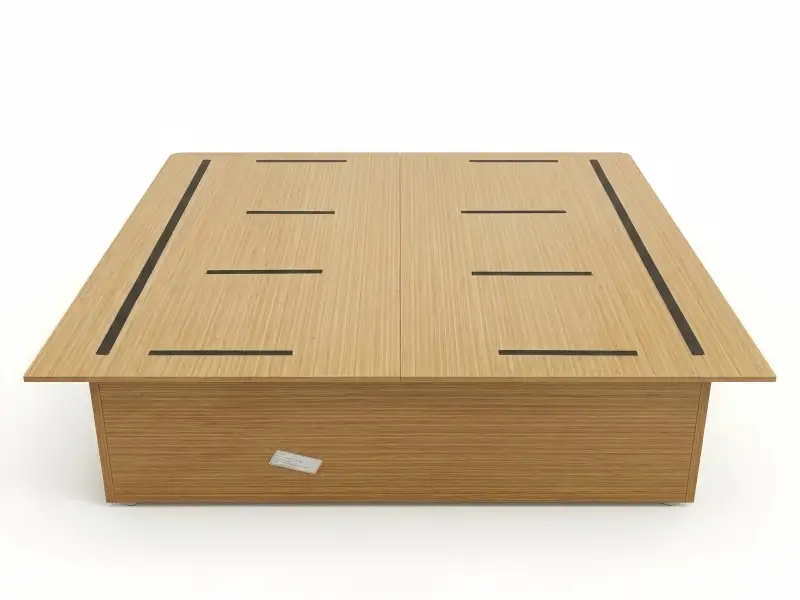 Modern Wooden Bed Frame for Hotel 1