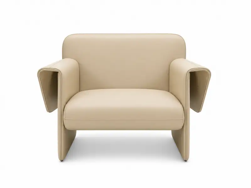 GCON T.CO5 Leather Cover Single Sofa 1