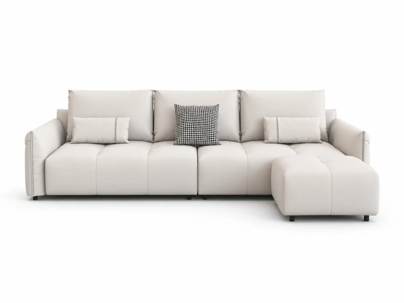 GCON GS - 9052 Leather Sectional Sofa 1