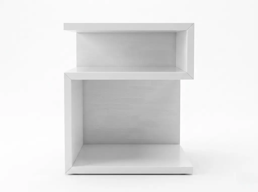 GCON TB-601 Solid Wood Hotel Bedside Table Finger-joint Panel Nightstand 1