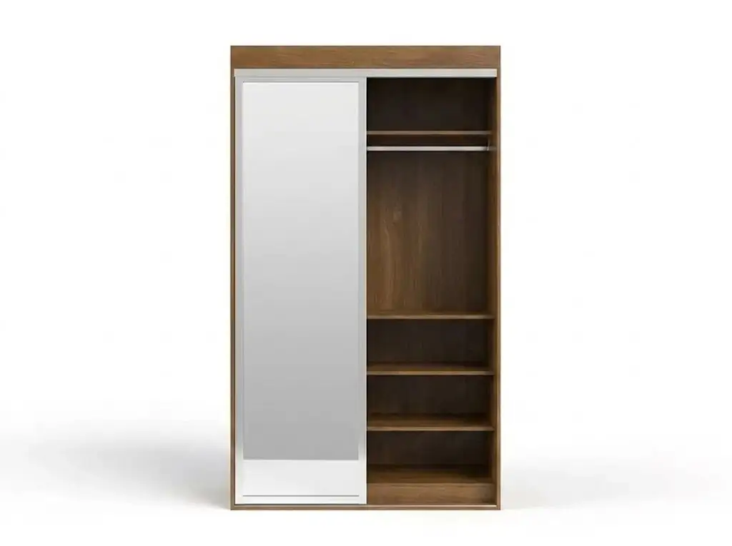 GCON M-SHT-01 Mirror Door Hotel Wardrobe Sliding Door Closet 1