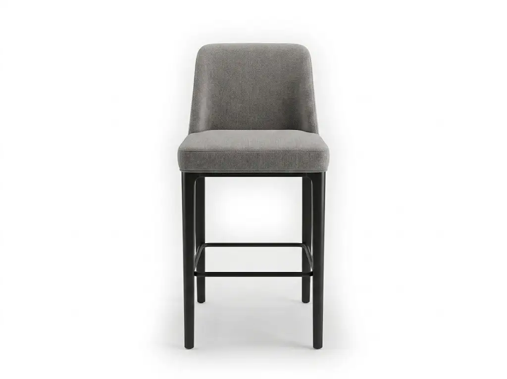 GCON CH-09 Modern Upholstered Fabric Bar Stool / Counter Chair with Footrest 1