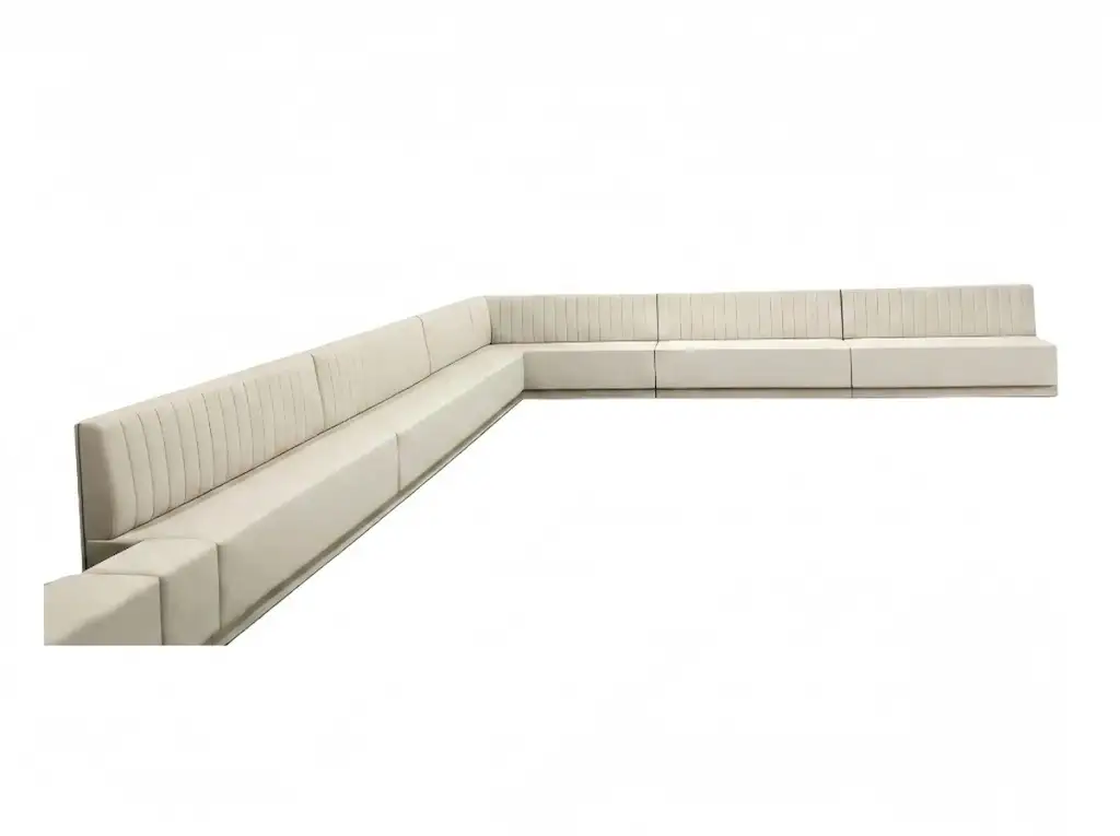 GCON Modern L-Shaped Banquet Modular Sofa 1