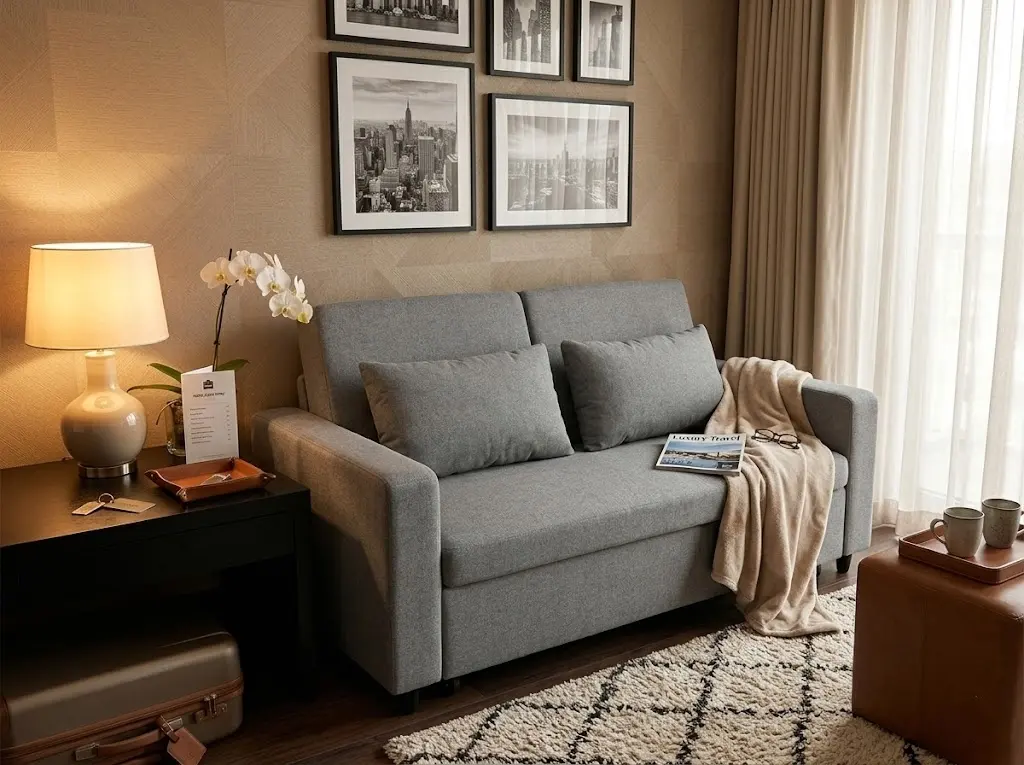 Round Hotel Lobby Sofa by GCON 2