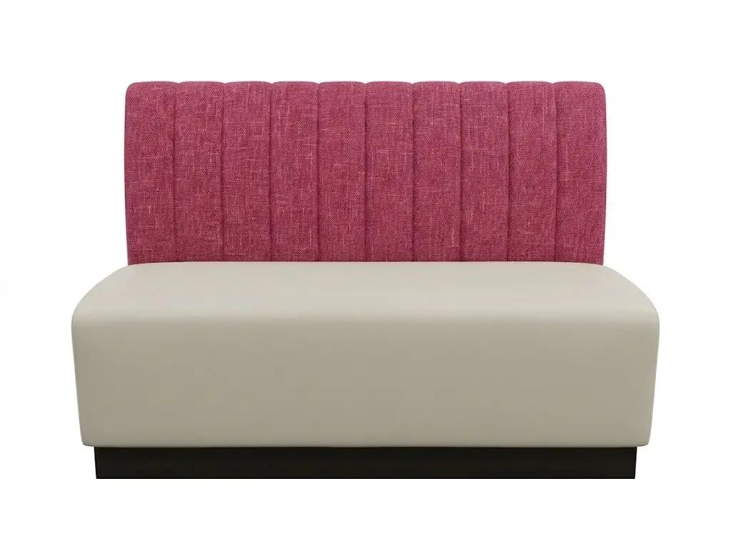 GCON CH-07 Modern Two-Tone Booth Sofa / Public Area Bench 1