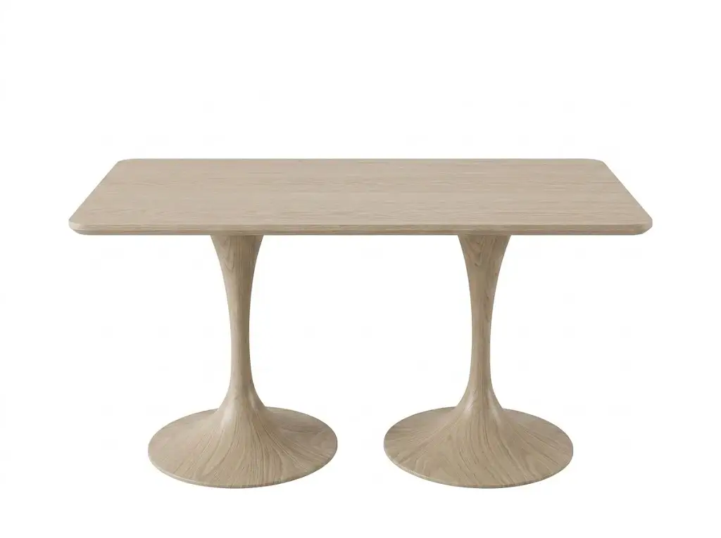 Commercial Grade Light Wood-Grain Breakfast Table (Round/Square) 1