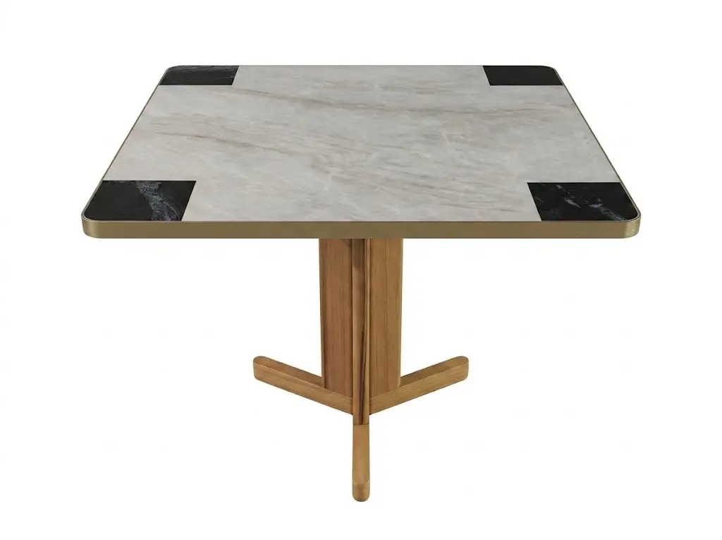 GCON T.CO7 Outdoor Rectangle Dining Table with Marble Effect Finish Top 1