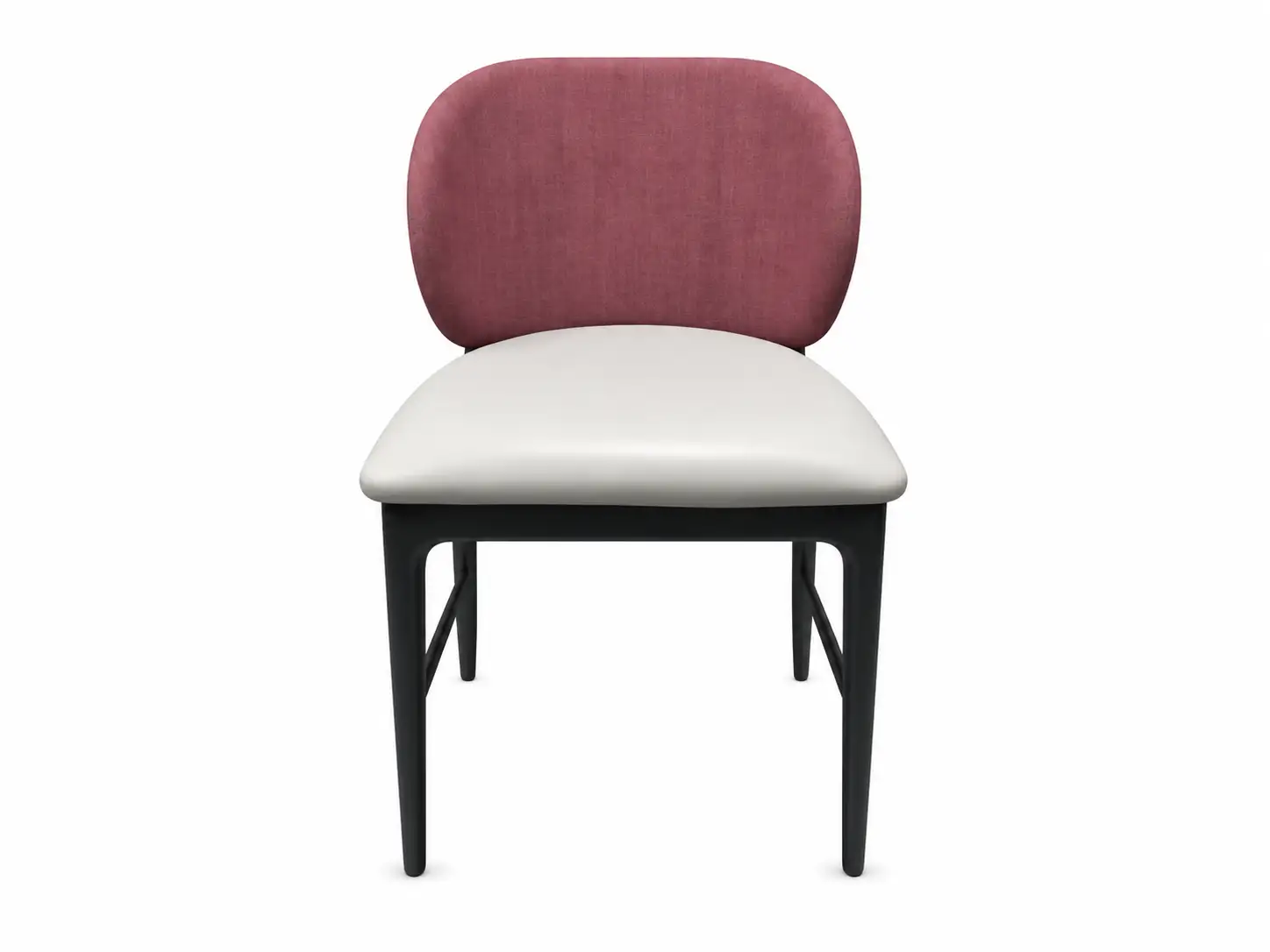 GCON CH-06 Modern Two-Tone Curved Back Accent Chair / Dining Chair 1