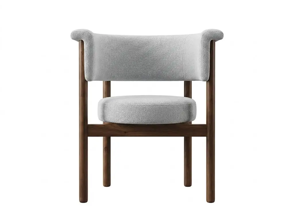 GCON T.CO2 Wooden Dining Chair with Futon Seat Cushion 1