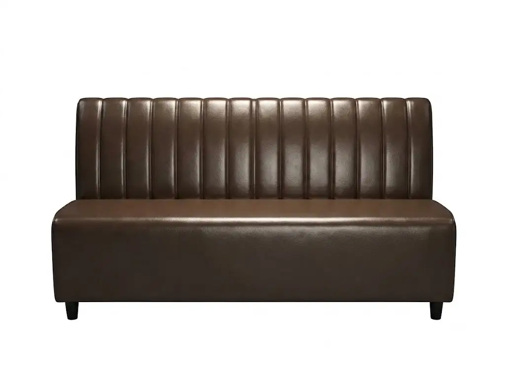 GCON GS-001 Modern Leather Upholstered Bench for Restaurant Cafe Bar Grill Bistro 1