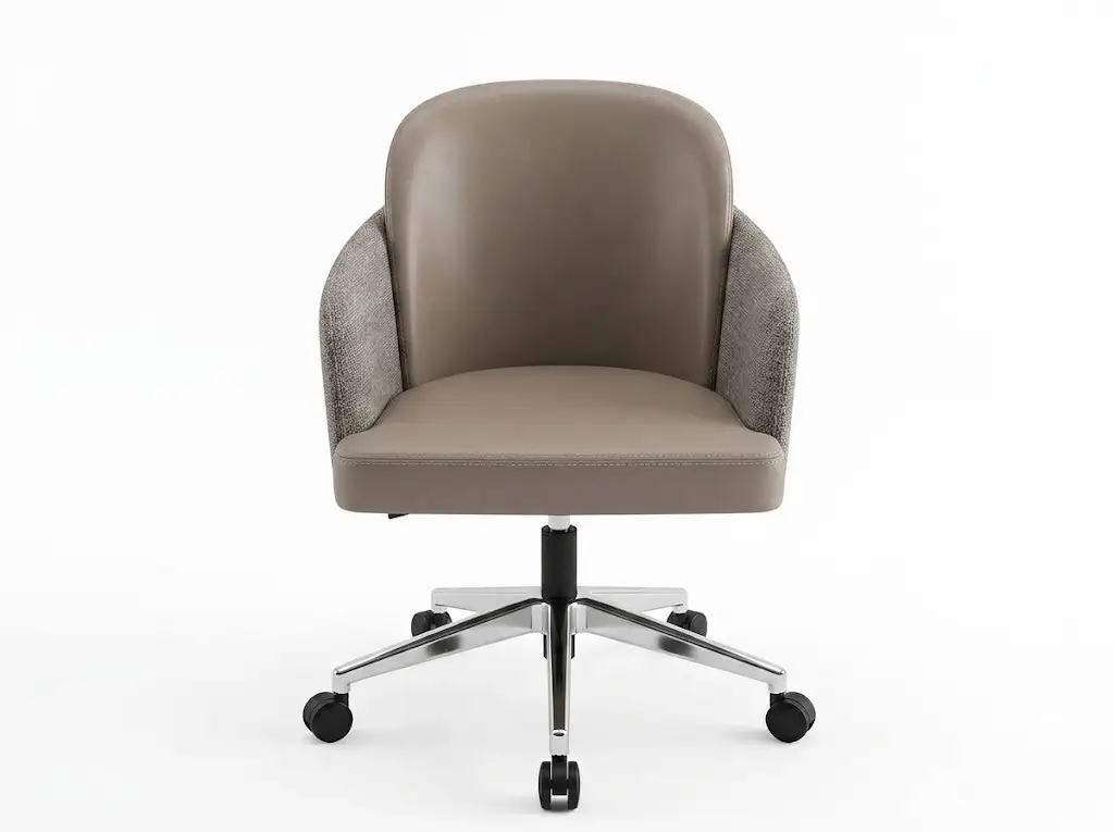 GCON CIS-152 Task Chair with Casters Vinyl Seat Woven Back 1