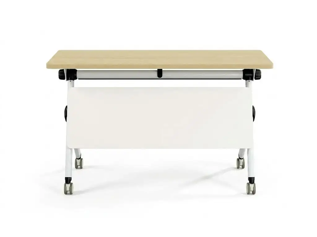 GCON GF-353 Triangle Leg Training Table with Privacy Panel Custom Size 1.2-1.8m Hotel Meeting Room Desk 1
