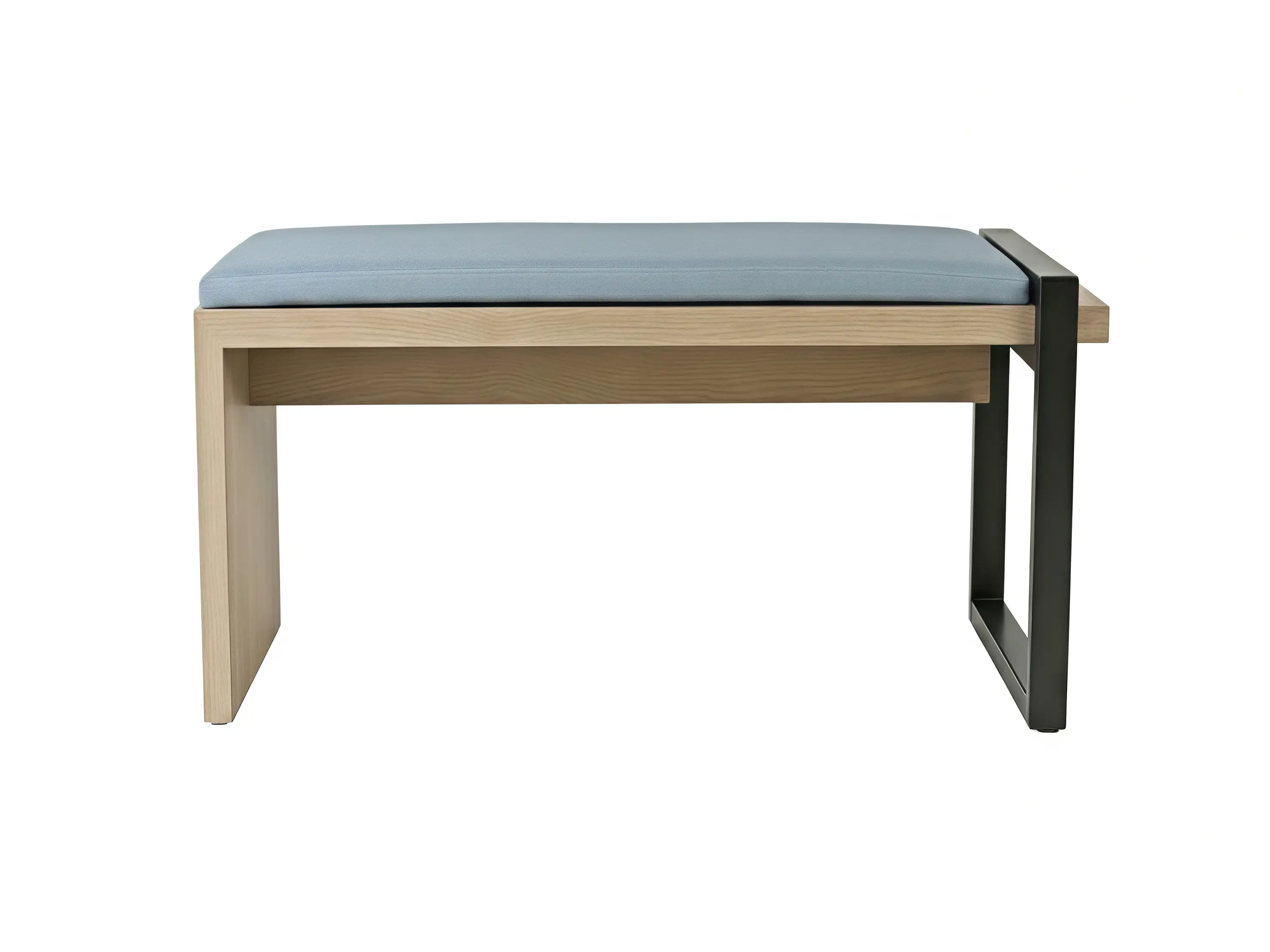 GCON CG-211 Upholstered Wooden Luggage Bench with Metal Leg 1