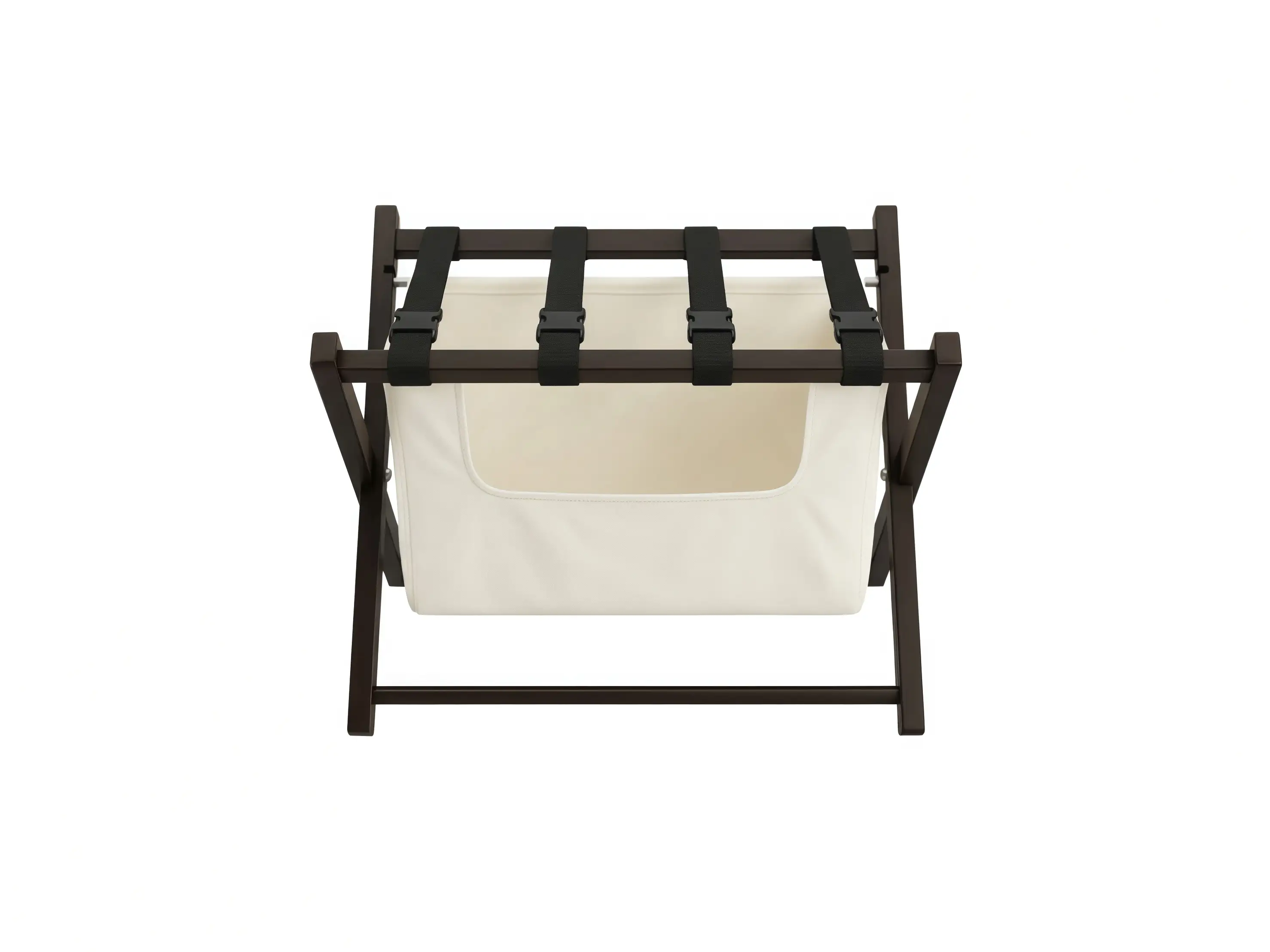 Foldable Hotel Luggage Rack | Premium Wood Stand with Flame-Retardant Storage Bag | GCON M-BAG-01 1