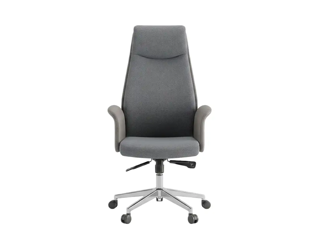 GS-6037 Leather Business Chair GCON Modern Executive Office Chair 1.18-1.26m Height-adjustable Armchair with Headrest 1
