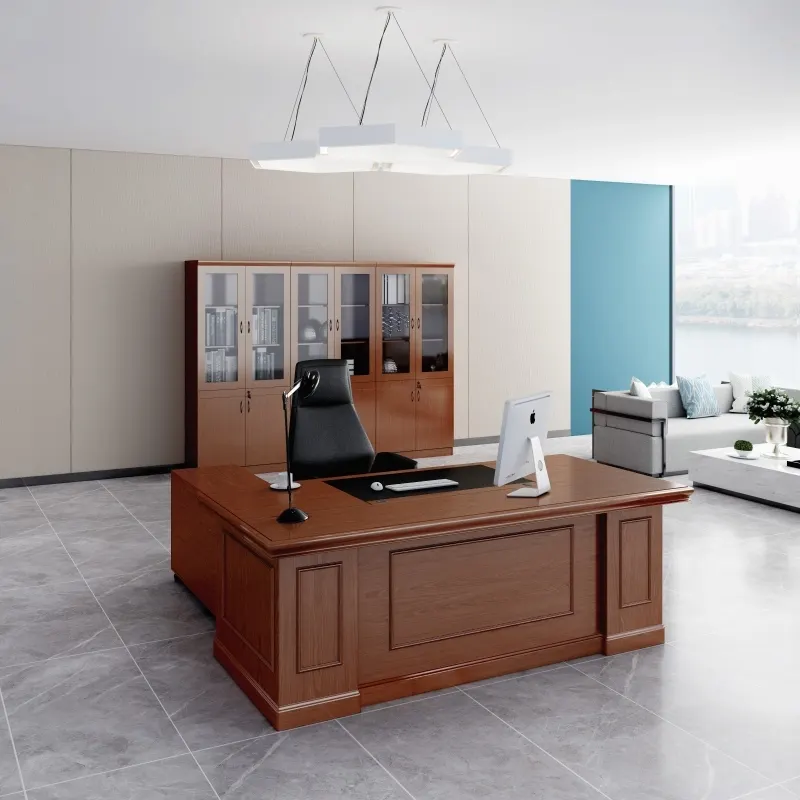 If you want to work efficiently at home, your office desk and chairs can be matched like this